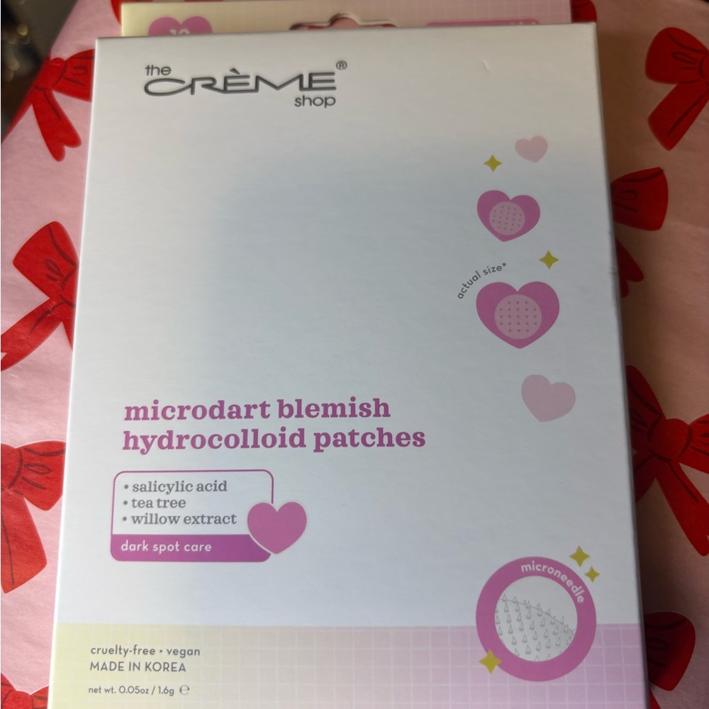 The Crème Shop Microdart Blemish Hydrocolloid Patches - Pink